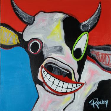 Original Expressionism Animal Paintings by Rocky Asbury