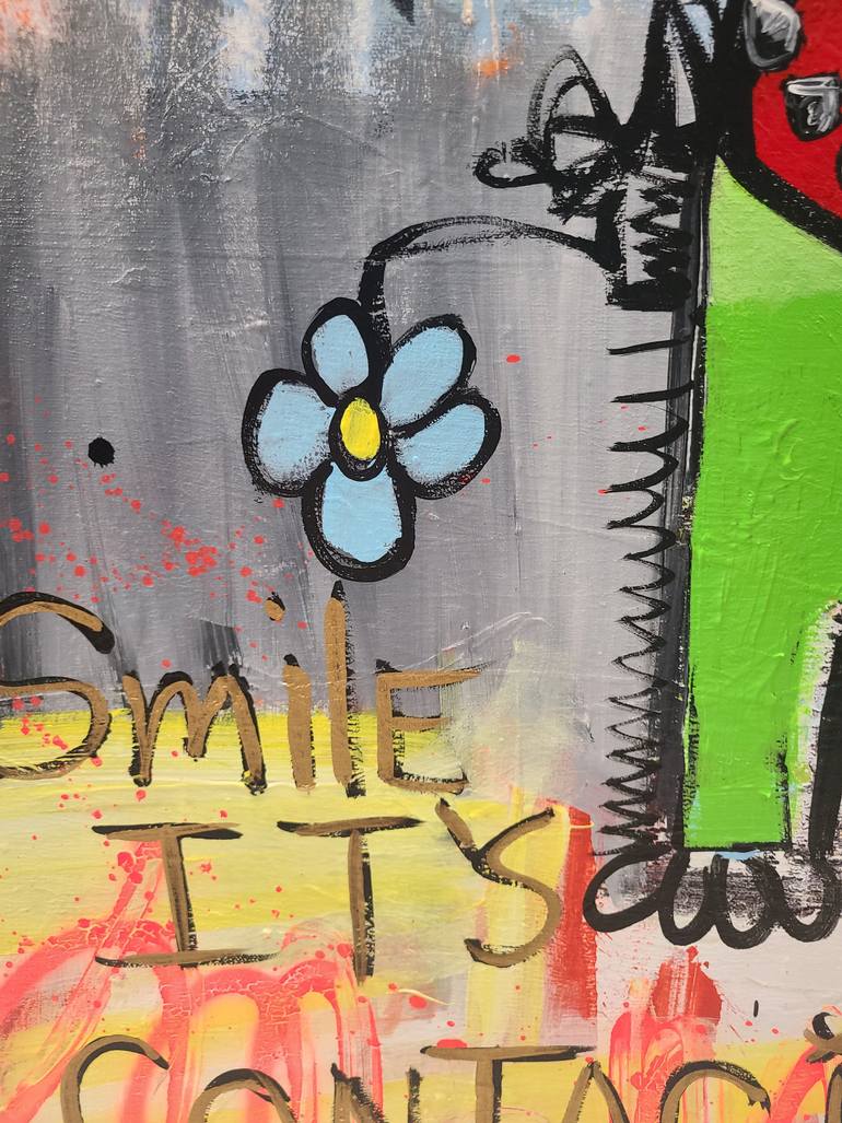 Original Contemporary Animal Painting by Rocky Asbury