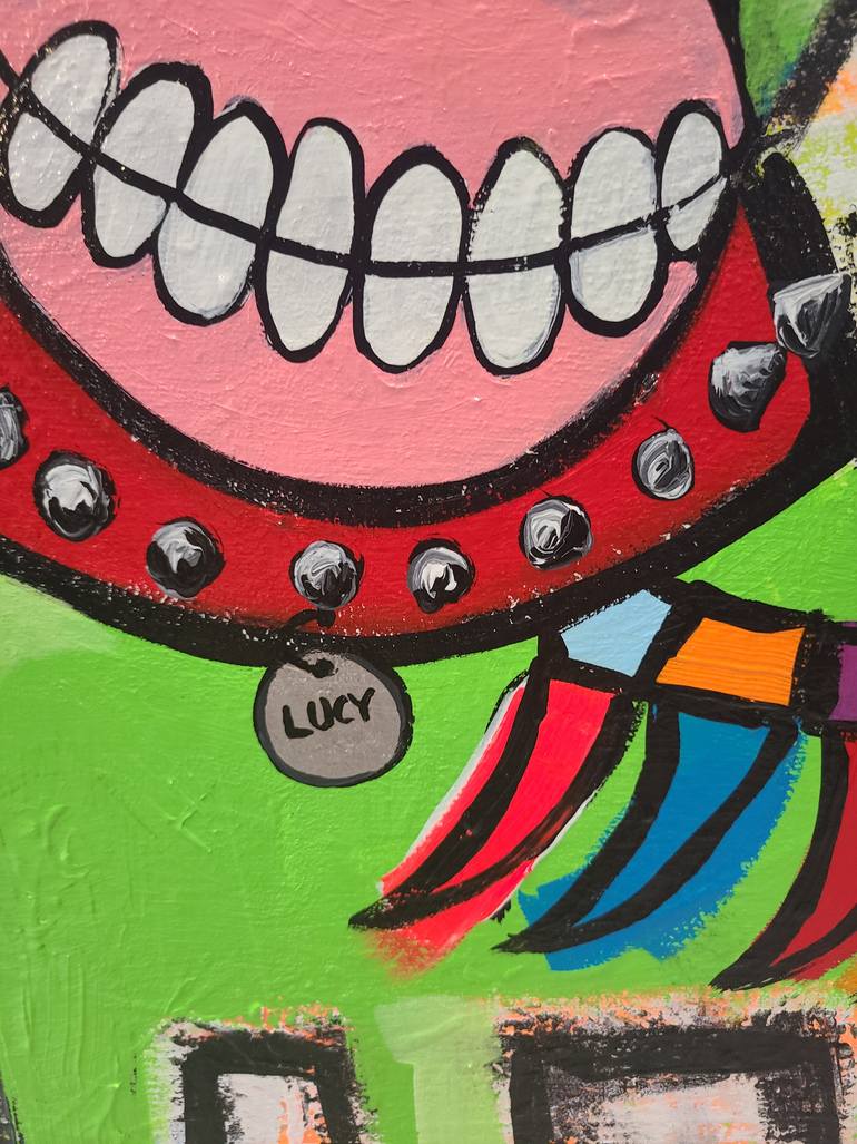 Original Contemporary Animal Painting by Rocky Asbury