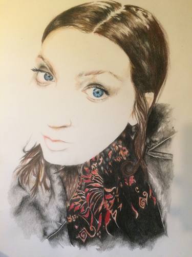 Print of Portrait Drawings by Monica Nowak
