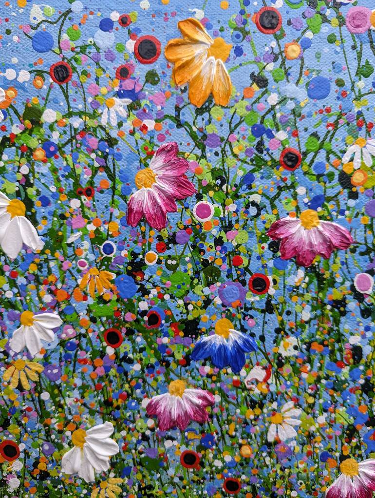 Original Contemporary Floral Painting by Lucy Moore
