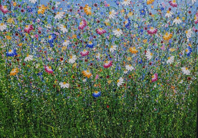 Original Floral Painting by Lucy Moore