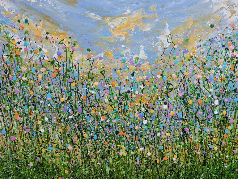 Original Abstract Landscape Painting by Lucy Moore