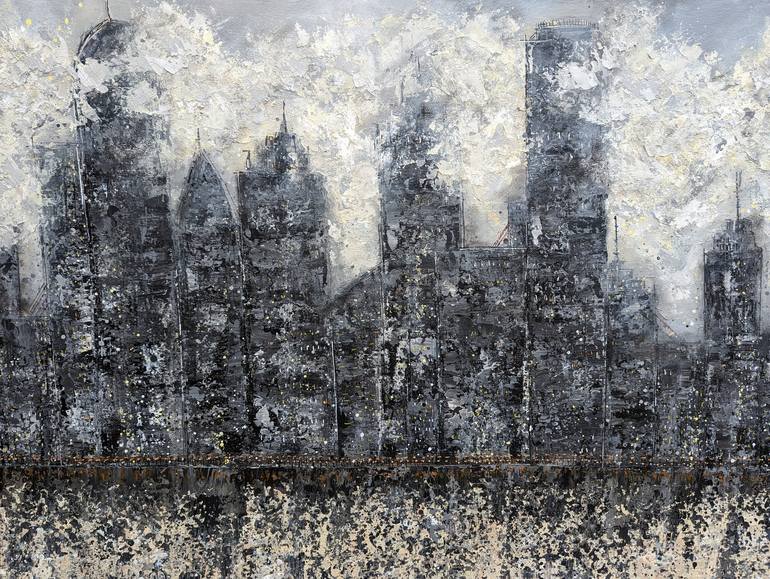 Original Cities Painting by Lucy Moore