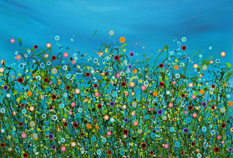 Original Abstract Landscape Painting by Lucy Moore
