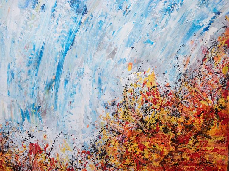 Original Abstract Expressionism Abstract Painting by Lucy Moore