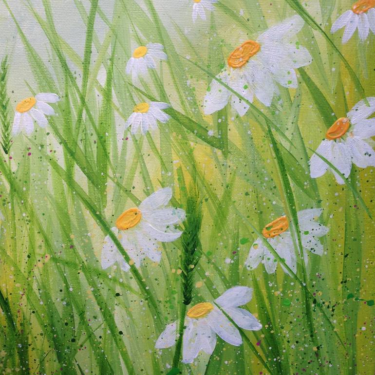 Original Impressionism Floral Painting by Lucy Moore