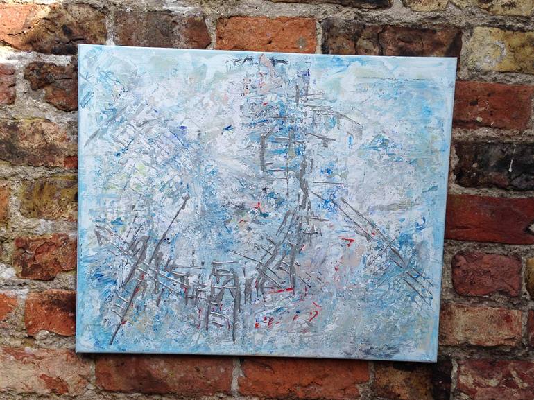 Original Abstract Expressionism Abstract Painting by Lucy Moore