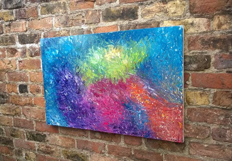 Original Abstract Expressionism Abstract Painting by Lucy Moore