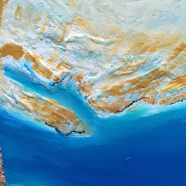 Original Fine Art Aerial Painting by Lucy Moore