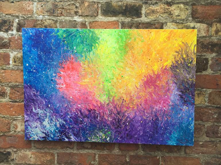 Original Abstract Expressionism Abstract Painting by Lucy Moore