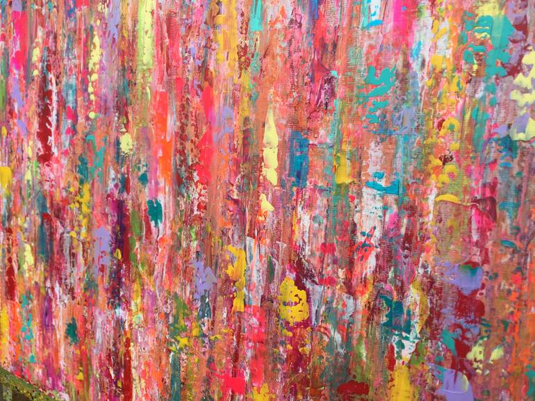 Original Abstract Expressionism Abstract Painting by Lucy Moore