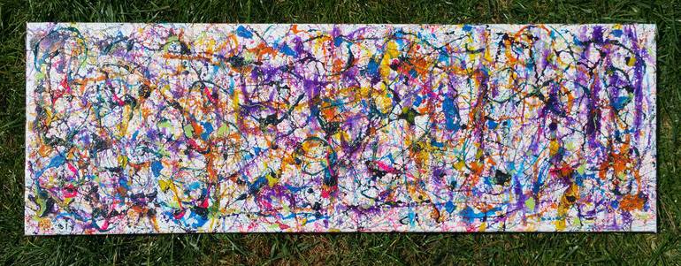 Original Street Art Abstract Painting by Lucy Moore