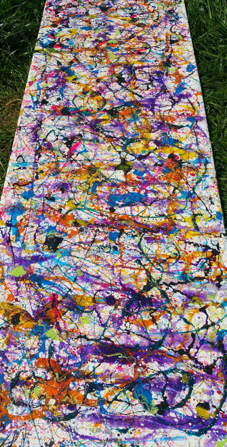 Original Street Art Abstract Painting by Lucy Moore