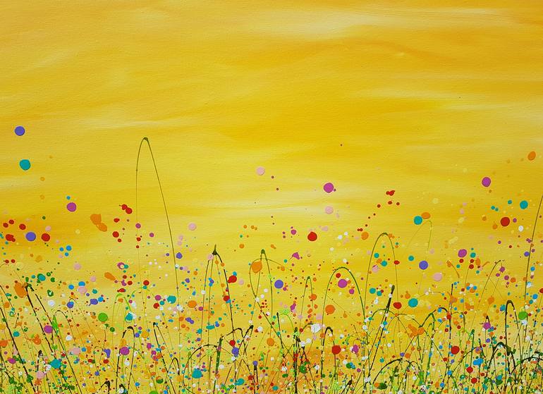 Original Abstract Landscape Painting by Lucy Moore