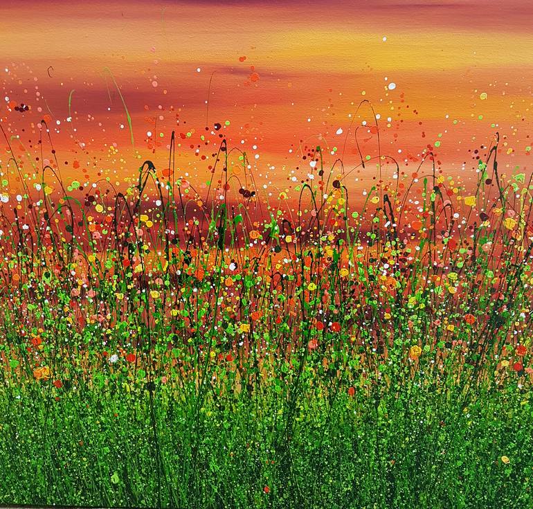 Original Abstract Landscape Painting by Lucy Moore