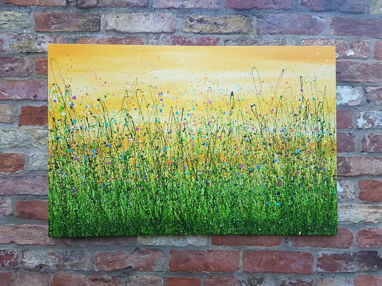 Original Abstract Landscape Painting by Lucy Moore