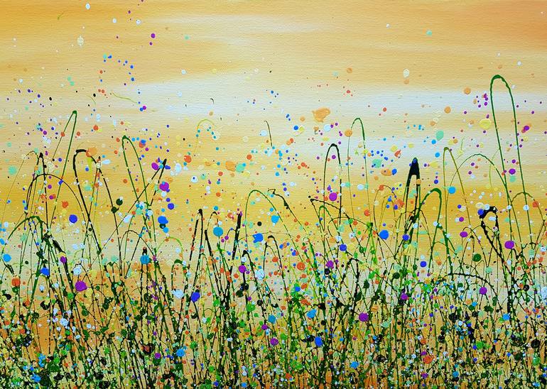 Original Abstract Landscape Painting by Lucy Moore