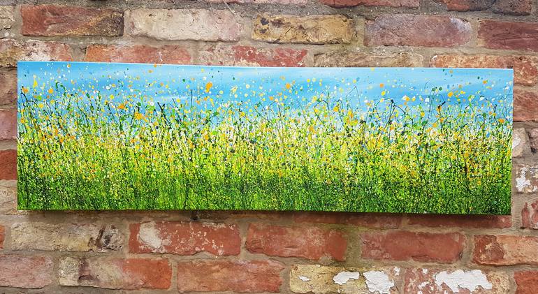 Original Impressionism Abstract Painting by Lucy Moore