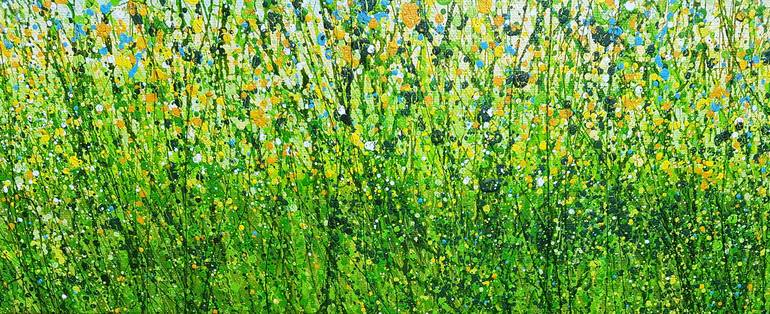 Original Impressionism Abstract Painting by Lucy Moore