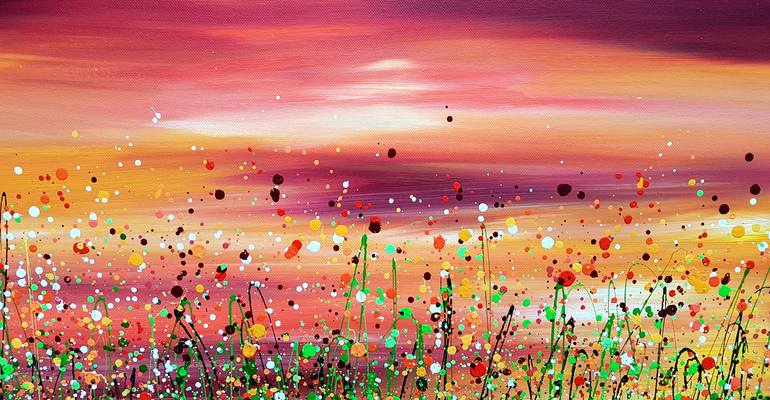 Original Abstract Landscape Painting by Lucy Moore