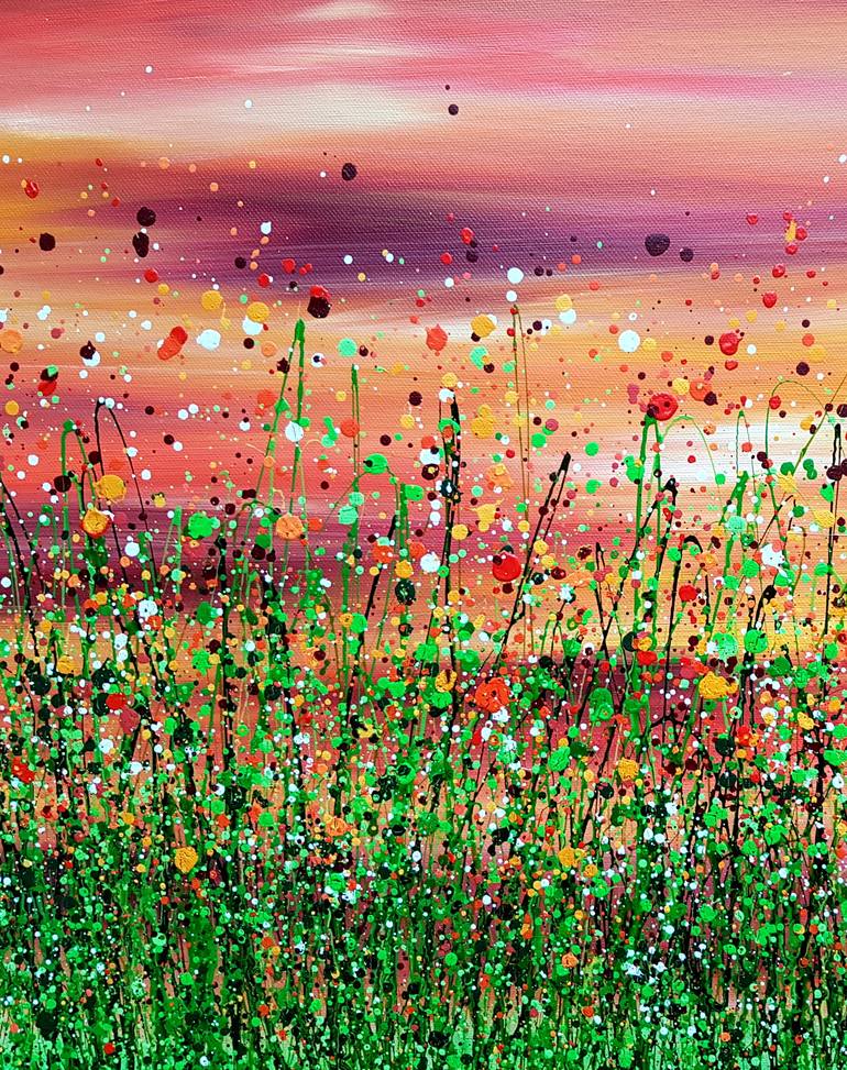 Original Abstract Landscape Painting by Lucy Moore