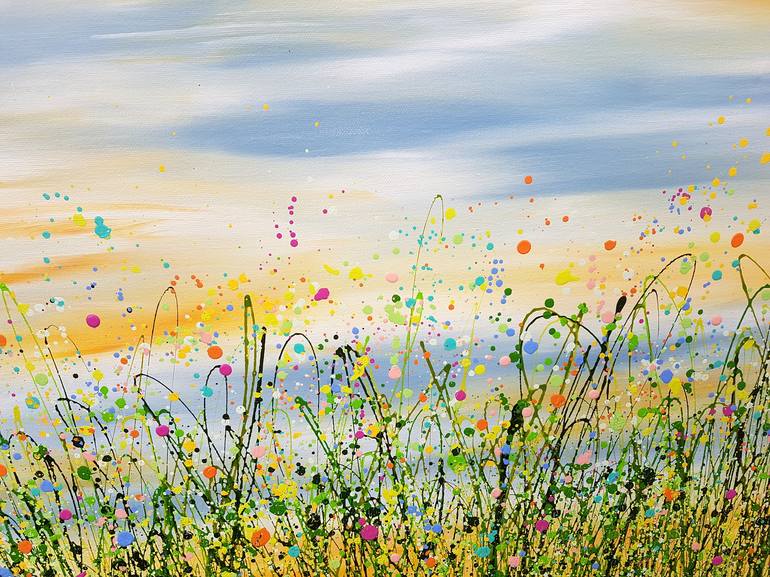 Original Abstract Landscape Painting by Lucy Moore