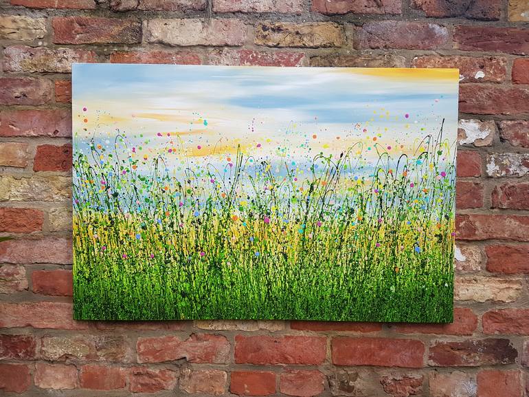 Original Abstract Landscape Painting by Lucy Moore