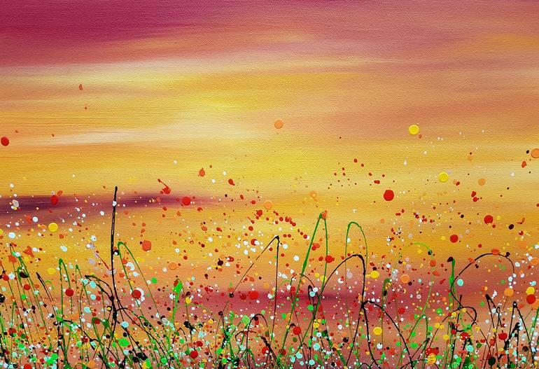 Original Abstract Landscape Painting by Lucy Moore