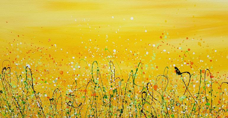 Original Abstract Landscape Painting by Lucy Moore