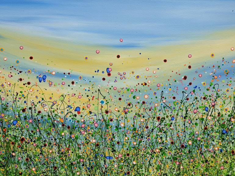 Original Abstract Landscape Painting by Lucy Moore