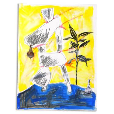 Original Contemporary Time Mixed Media by Natalia Ferber