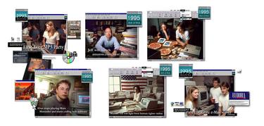 fictional documentary photography: 1995 - Birth of Web (AI-made) thumb