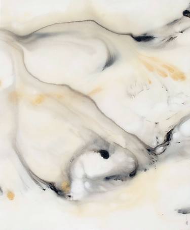 Saatchi Art Artist Kathryn Hanson; Paintings, “White Quartz Flow” #art