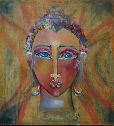 Original Figurative Abstract Painting by Gavri Gavri