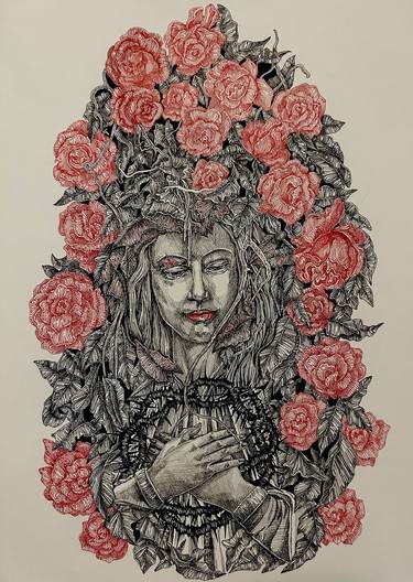 Original Religion Drawings by Liudmila Panenkova