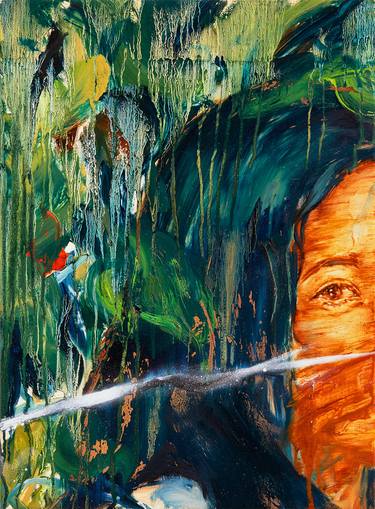 Original Expressionism Portrait Paintings by Uah Young