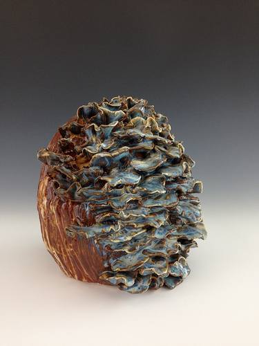 Original Abstract Botanic Sculpture by Jennifer Langhammer