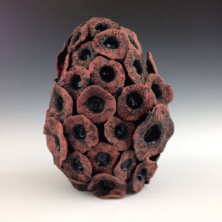 Original Abstract Botanic Sculpture by Jennifer Langhammer