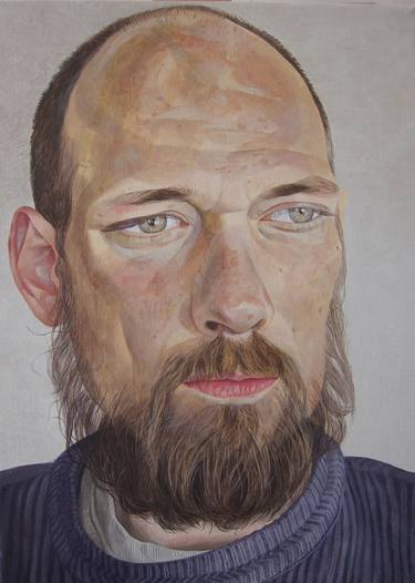 Original Figurative Portrait Paintings by james hague