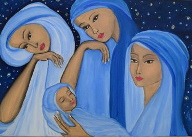 Print of Figurative Religious Paintings by Alessandra Liberto