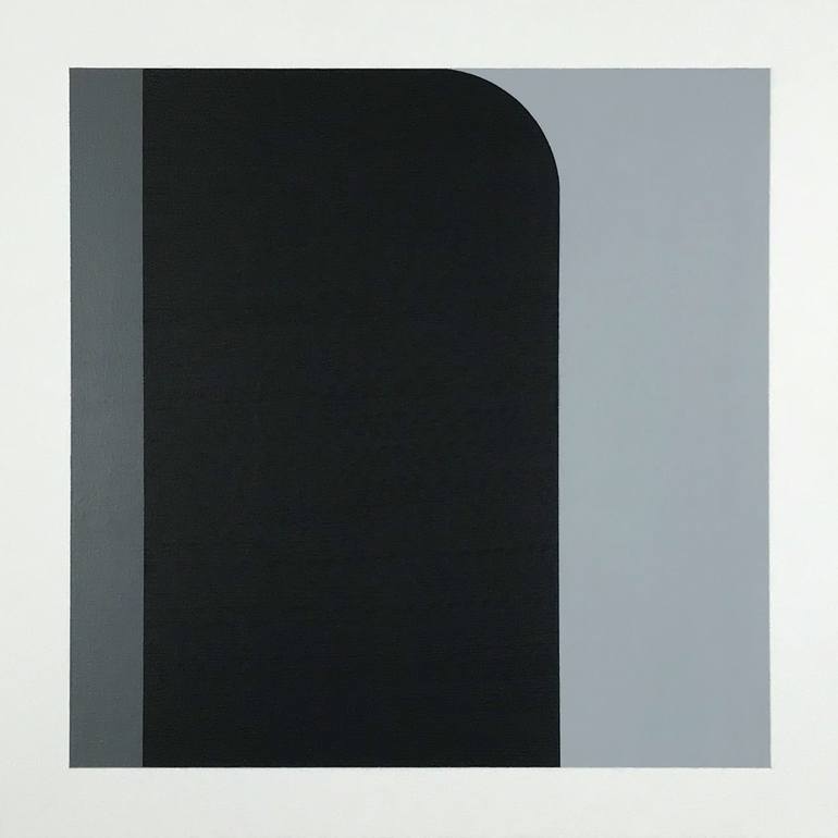 Original Abstract Geometric Paintings by Guy Blockx
