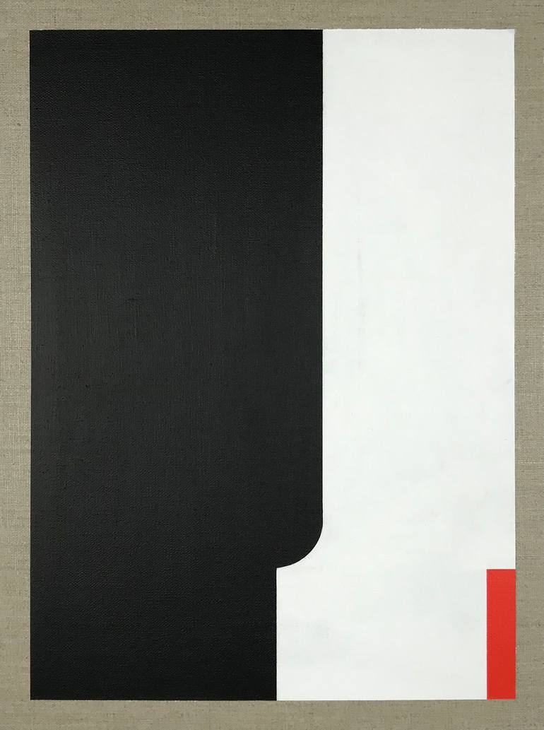 Original Abstract Geometric Paintings by Guy Blockx
