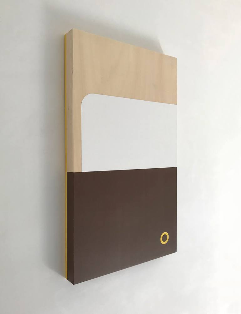 Original Abstract Geometric Painting by Guy Blockx