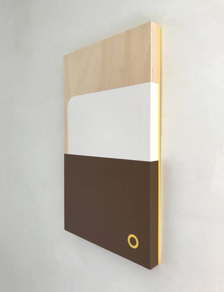 Original Abstract Geometric Painting by Guy Blockx