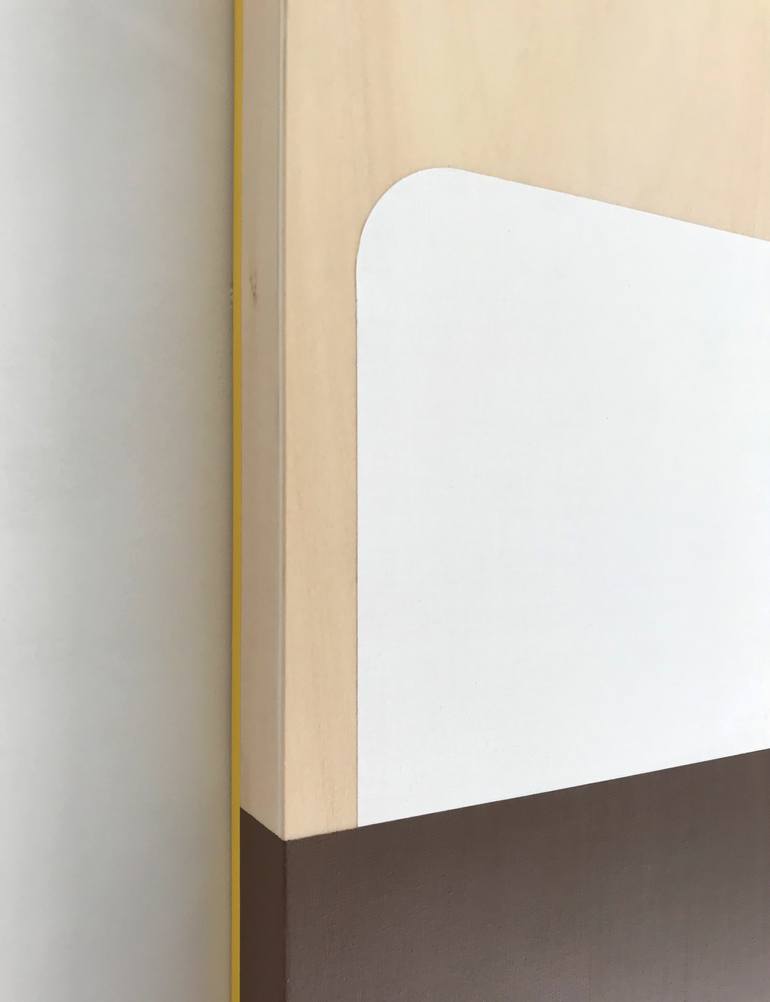 Original Abstract Geometric Painting by Guy Blockx