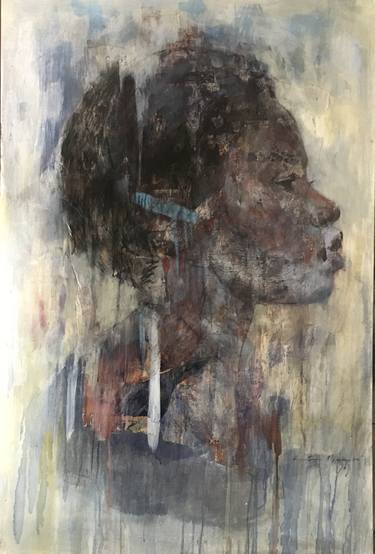 Print of Portrait Paintings by restone maambo