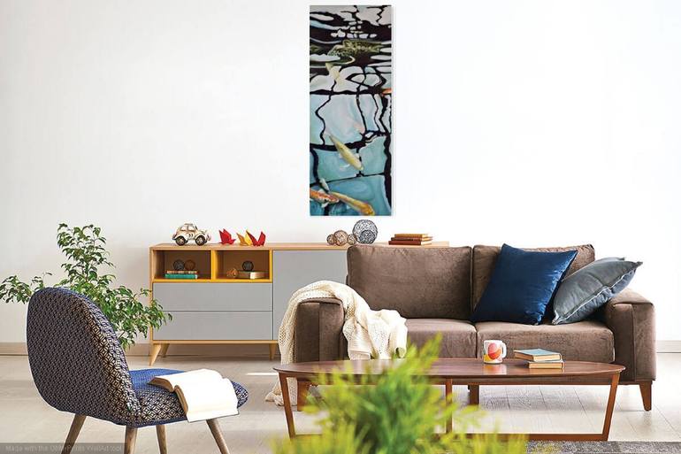 Original Photorealism Abstract Painting by Louisa J Simpson