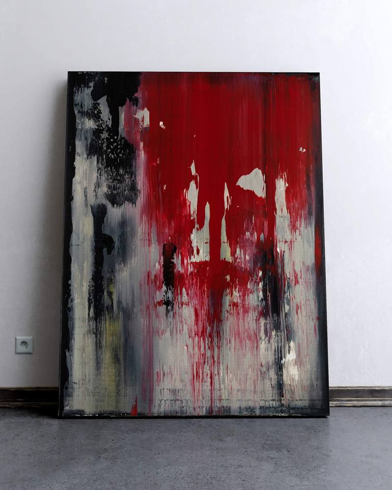 Original Expressionism Abstract Painting by Nemanja Nikolic