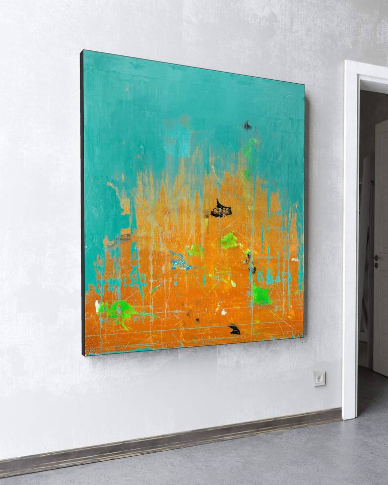 Original Expressionism Abstract Paintings by Nemanja Nikolic